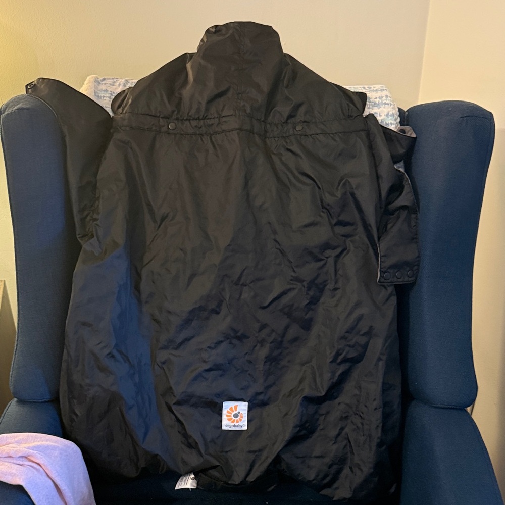 Ergobaby Black Winter Weather Cover for Carrier
